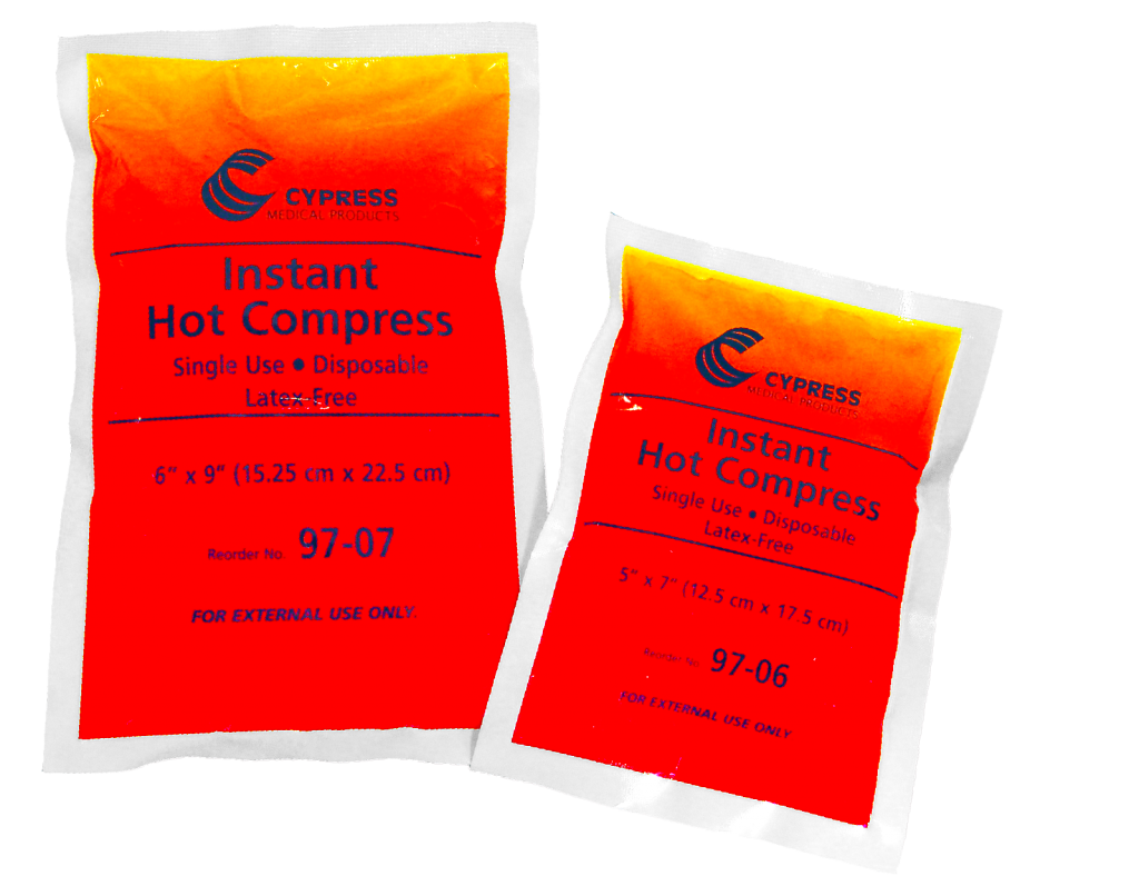 Pack - 5″X7 Instant Hot Medical Cypress